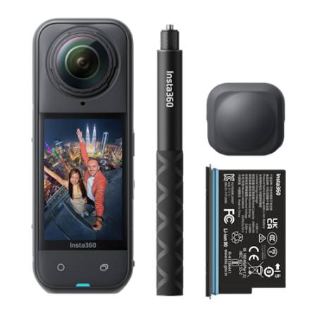 Insta360 X5 Starter Bundle - kamera sportowa 360°, 8K, 72MP, WI-FI, Bluetooth 5.2_Zawartość zestawu_1